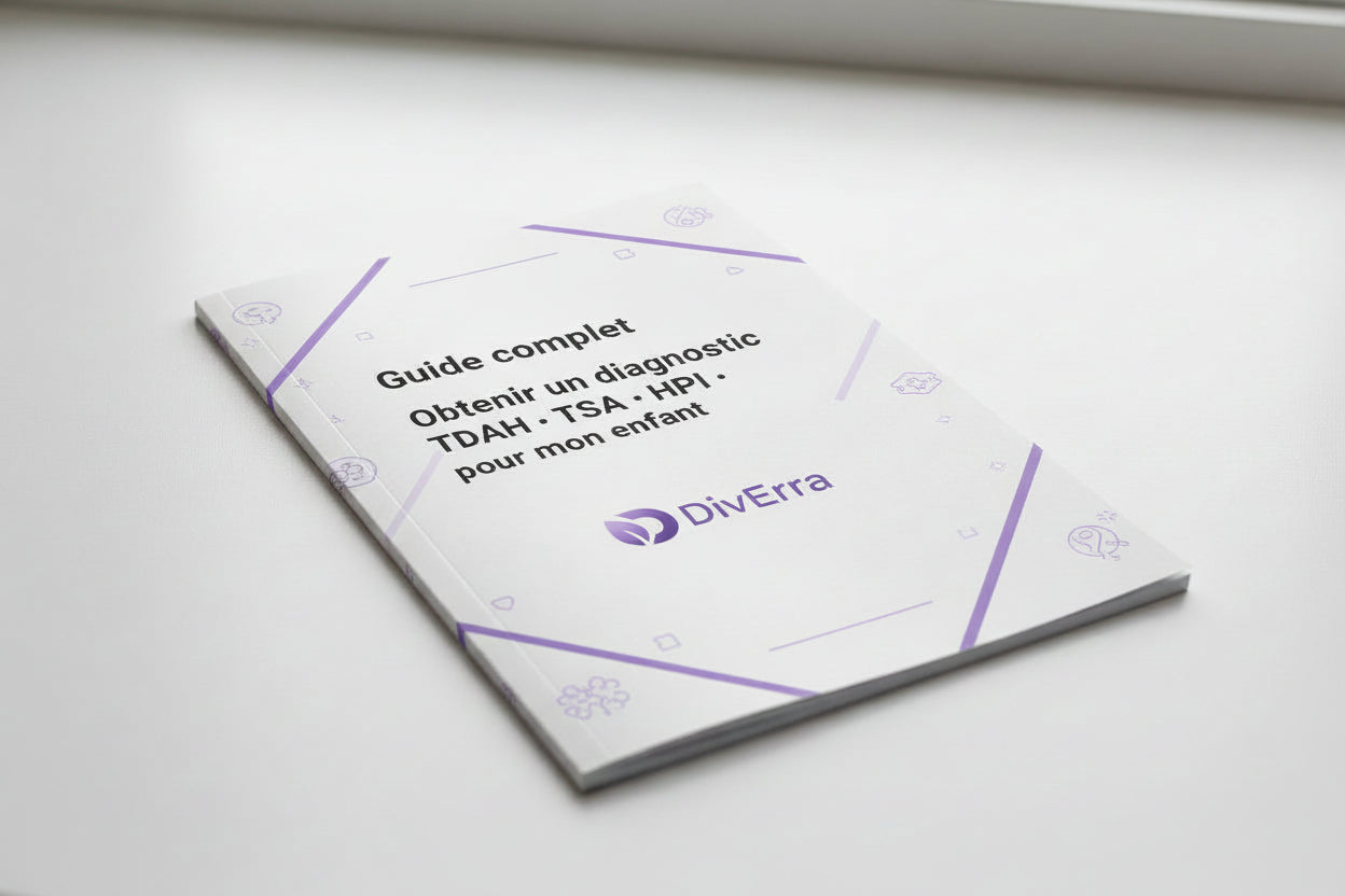 Guide complet — Obtenir un diagnostic TDAH · TSA · HPI pour mon enfant (Belgique & France 2026) | DivErra
