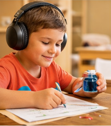 Casque Anti-Bruit Enfant Hypersensible - 25dB · TDAH · TSA · HPI | DivErra