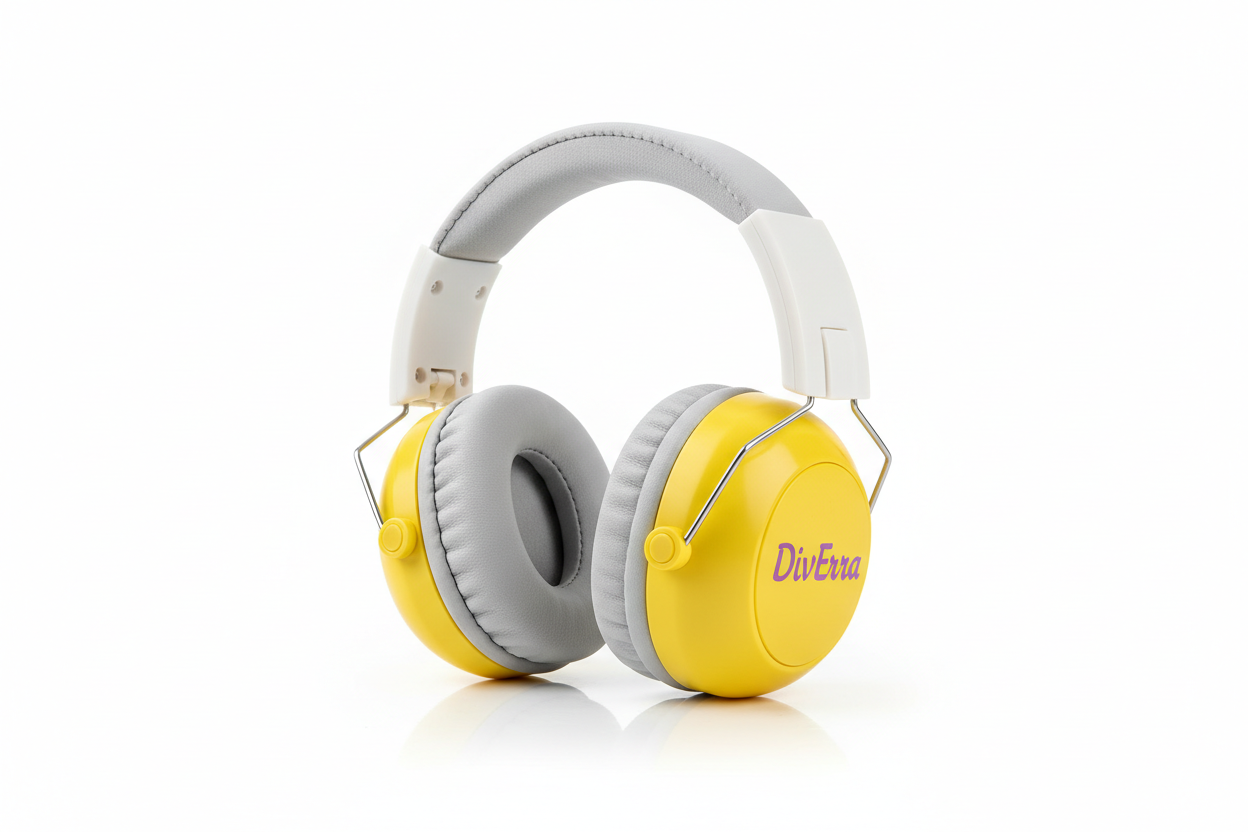 Casque Anti-Bruit Enfant Hypersensible - 25dB · TDAH · TSA · HPI | DivErra